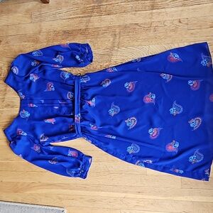 Vintage Tabby day dress with belt L